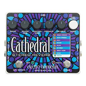 PEDAL ELECTRO-HARMONIX CATHEDRAL STEREO REVERB