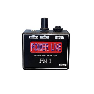 AMPLIFICADOR DE FONE DE OUVIDO POWER LIVE PM1 - NEW LIVE