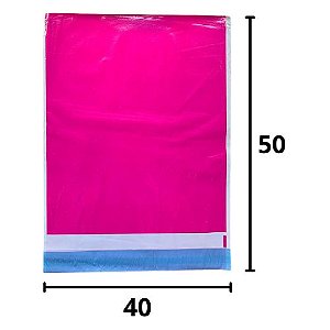 Envelope De Segurança Rosa Pink 40x50 Embalagem Para Envio Correios