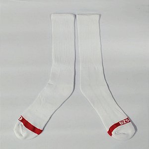 Meia Cano alto Branca