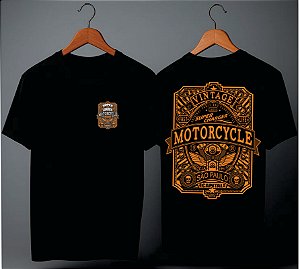CAMISETA MOTOCICLES PRETA