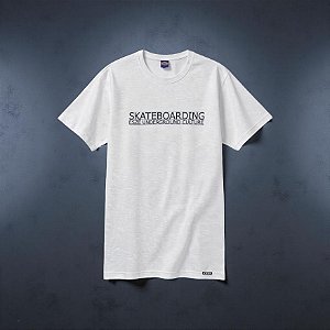 CAMISETA SKATEBORDING BRANCA