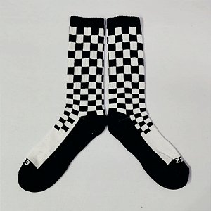 MEIA ESZE CANO ALTO QUADRICULADA PB