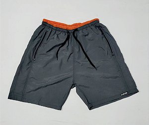 BERMUDA ELASTICO BASICA CINZA