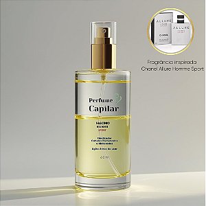 Perfume Capilar Masculino Fascínio Homme Sport - Finalizador e Hidratante