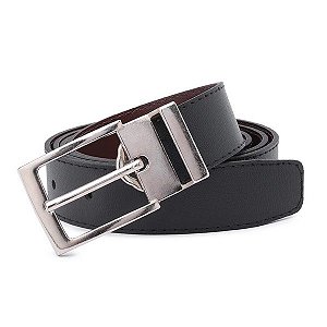 Cinto Dupla Face Masculino - Pto/Café