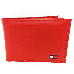 carteira couro tommy hilfiger