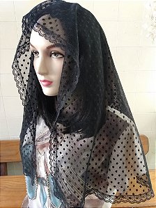 Véu tradicional oval luxo Santa Efigênia