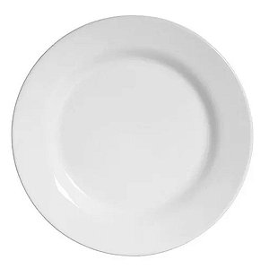 Prato Sobremesa Branco de Melamina 20cm Buffet Hotel