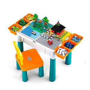 Mesa de Atividades Infantil Cubic 9 em 1 Multikids BR1212