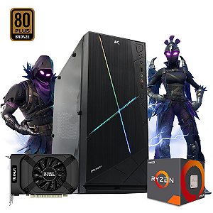 Pc Gamer Power Killer Amd R5 5600g 8gb ssd 240gb GTX1050TI