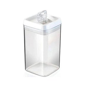 Pote Plástico Hermético com Tampa 600ML ECO21005