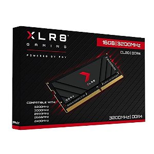 Memória 16gb Pny DDR4 Gaming 3200Mhz Xlr8 Sodim