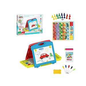 Play & Learn Lousa Mágica 2 Em 1 Maleta Multikids Colorido