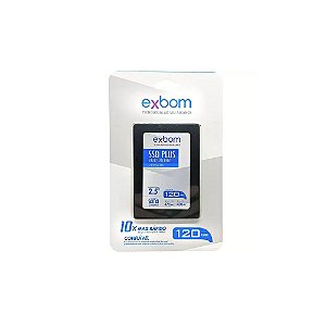 Disco Sólido Interno SSD 120GB 2.5 Sata Exbom SSD-25SA120G