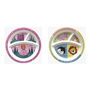 Kit Prato Infantil Divertido Para Bebe E Criança Divisória