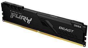 Memória Ram DDR4 8Gb Kingston Fury Beast 2666Mhz Kf426c16bb8