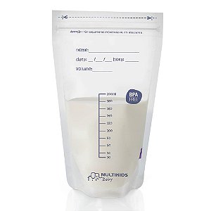 Kit 25 Sacos Recipiente Armazenar Leite Materno BB189