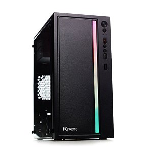 Gabinete Gamer Premium com Fita Led RGB e Lateral Acrílica