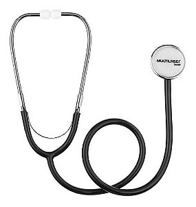 Estetoscópio Premium Cabeça Simples Multilaser Saúde - Hc375