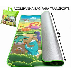 Tapete Infantil Atividades Bebê Térmico Portátil 180 x 120