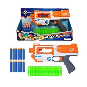 Lançador de Dardos X-target Sahdow Com 12 Dardos Brinquedo