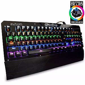 Teclado Gamer Mecanico Switch Blue Bk-GX1