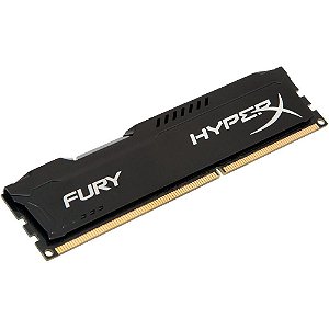 Memória Gamer HyperX FURY 4GB 1866Mhz DDR3 CL10 black-HX318C10FB/4