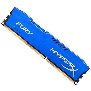 Memória Gamer HyperX FURY 4GB 1866Mhz DDR3 CL10 Blue-HX318C10F/4