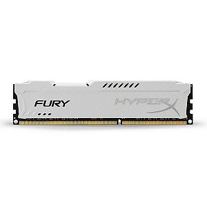 Memória Gamer HyperX FURY 4GB 1866Mhz DDR3 CL10 White-HX318C10FW/4