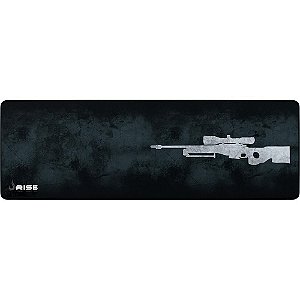 Mousepad Gamer Rise Mode Sniper, Speed, Extra Grande Cinza - Rg-Mp-06-Spg