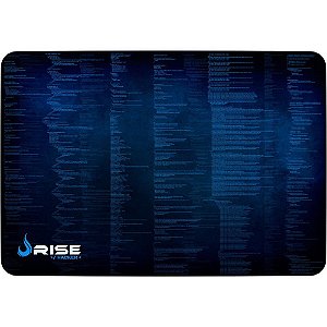 Mouse Pad Gamer Rise Mode Hacker Grande Borda Costurada (420x290mm) - RGMP05HCK