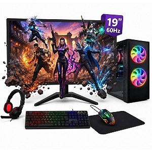PC Gamer Completo I5 3ª Geração 16GB SSD 512GB GPU RX550 TPM 2.0 Windows 11