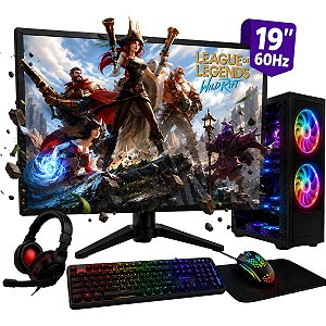 Pc Gamer Completo I7 3ª Geração 16GB RAM SSD 512GB GPU RX550 TPM 2.0 Windows 11