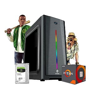 Pc Gamer MegatumIi Clean Carry Amd R3 3200G 8gb Hd 500gb