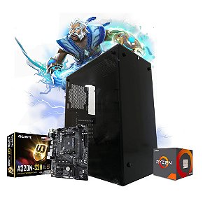 Pc Gamer Megatumi Clean Tank Amd Ryzen R5 3400G, 2x 4gb, Hd 1tb