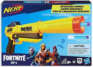 Brinquedo Lança Dardos Nerf Fortnite Reskin - Com 8 dardos Nerf Mega  Oficial - E7065 - Hasbro