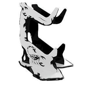 Suporte De Controle Rise Mode Scorpion Preto e Branco RM-SC-03-BW