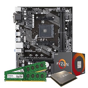 Kit Upgrade Gamer Megatumi Amd Ryzen R3 3200G Placa A320m 2x4gb