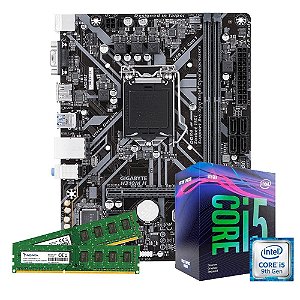 Kit Upgrade Gamer Megatumi Intel i5-9400f Placa H310m 2x4gb