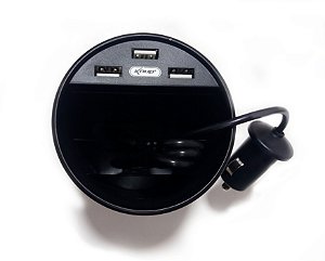 Carregador Veicular 3 Portas USB 3.1 a - SORTIDO