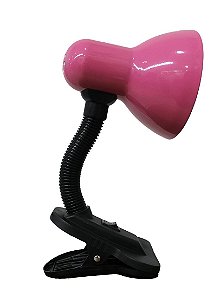 Luminária Articulável com Presilha Rosa Eco’s - SK18472-RO