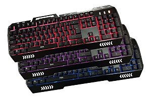 Teclado Gamer Usb Fusion Tc204 Antighost Led Abnt2 Oex