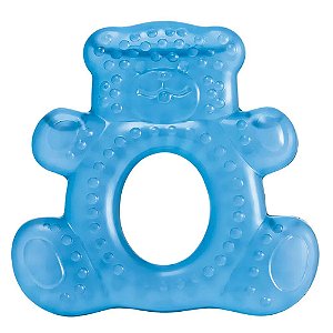 Mordedor Com Água Teddy Bear Azul Multikids Baby
