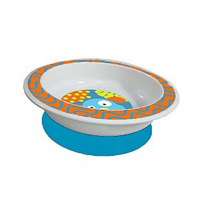 Prato com Ventosa azul - Funny Meal Multikids Baby