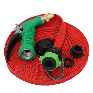 Mangueira Flexível Rev Nylon trançado bico Regulável 10m