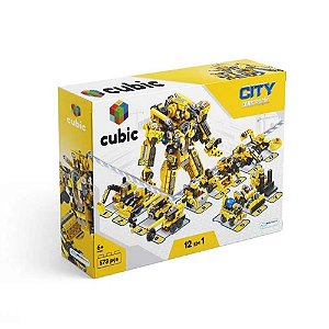 Bloco de Montar Construção Cubic 573 Peças +6 anos