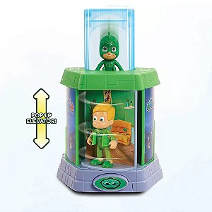 Boneco Pj Masks Transformação Playset  Lagartixo e Greg