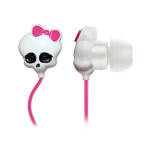 Fone De Ouvido Monster High Skull P2 - Ph106 +7 anos