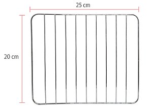 Grade | Forno 10L medida  20cm x25cm - 066101018 / 066101022 / 066101026 / 066101031 / 066101043